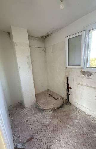 Travaux salle de bain en cours