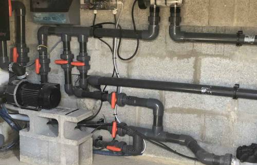 Local technique Salle des machines piscine