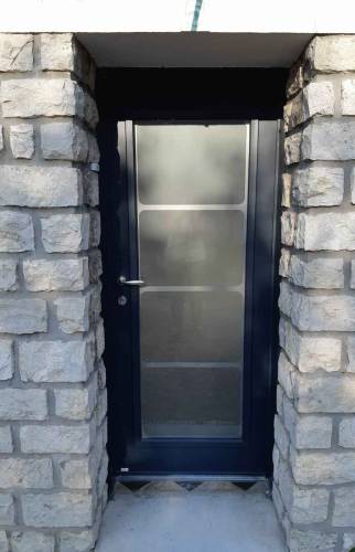 Porte d'entrée alu