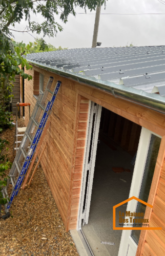 Toiture tôle d'acier