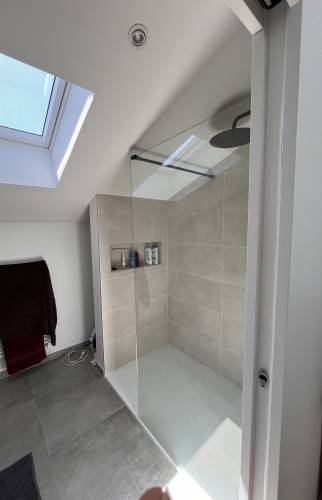 Création suite parentale sous les combles dans un garage (69290 Saint-Genis-les-Ollières)