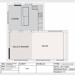 Proposition d'aménagement - Chloé Knockaert - La Maison Des Architectes