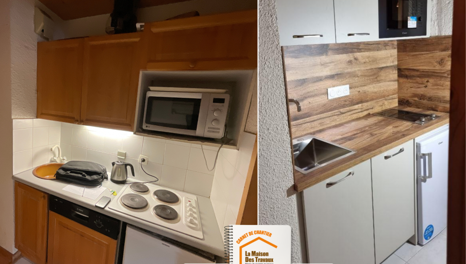 rénovation appartement Chamonix, rénovation rapide station ski, modernisation cuisine Megève, rénovation salle de bain Megève, location saisonnière ski, rénovation appartement station