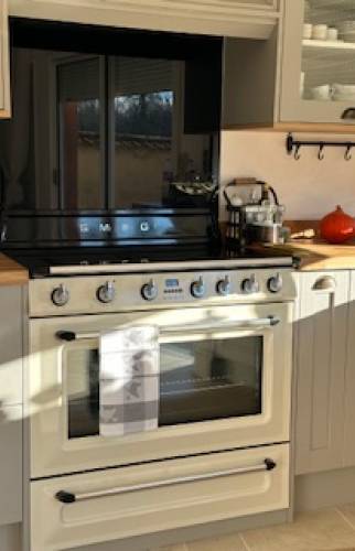 Détail piano de cuisson