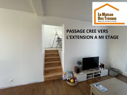 Création d'un passage vers l'extension (Montgeron 91230)