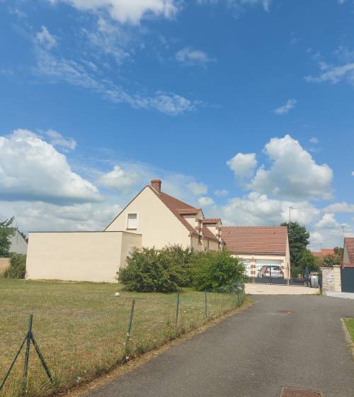 Extension toit plat en pignon