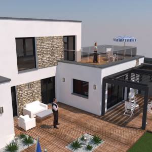 Projet de construction d'une maison individuelle -  Jean-Luc FAHR - La Maison Des Architectes