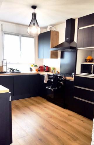 Avant et après rénovation de cuisine Craponne