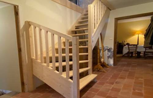 escalier bois 