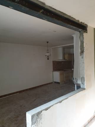 Avant et après pose d'une verrière Etampes