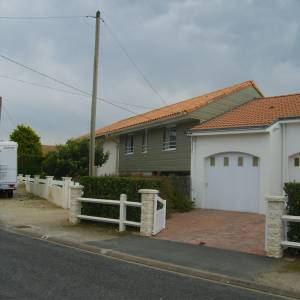 Extension de maison, bardage et PVC