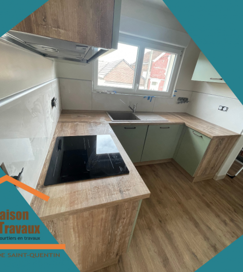 Rénovation cuisine après