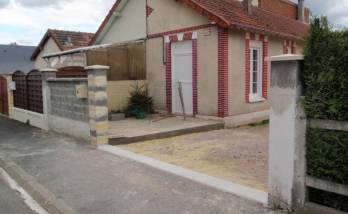 Remplacement d'un vieux portail à Chambon sur cisse (41)