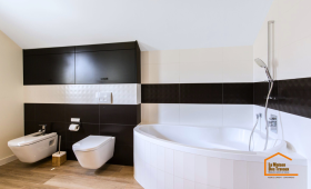 baignoire d'angle