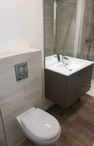 Installation d'une vasque à Trouville