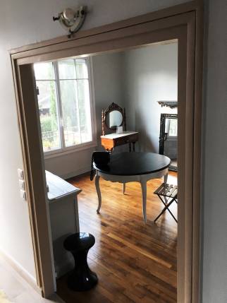 Parquet après ponçage et vitrification (Brunoy 91800)