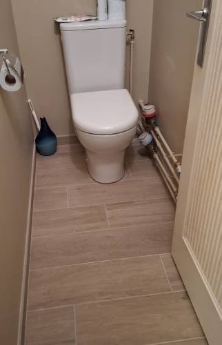Wc après travaux