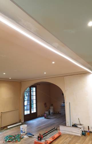 Rénovation du sol et ouverture d’espace à Vigneux-de-Bretagne leds
