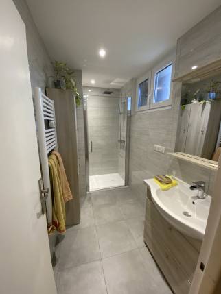 Salle de bain après rénovation 