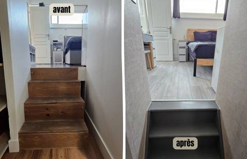 Rénovation escalier Seynod