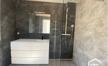 Création d'une salle de bain dans une extension de maison à ARZON 56640