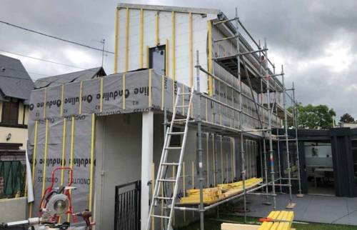 Rénovation de l'isolation d'une maison à Trouville
