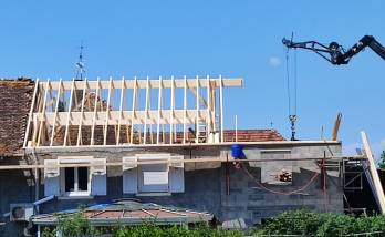 Rénovation d’une charpente avec extension sur Saint Savin