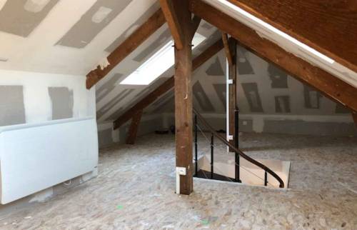Aménagement des combles d'une maison à Deauville