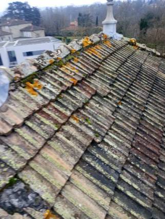 Rénovation complète d'une toiture : état avant travaux