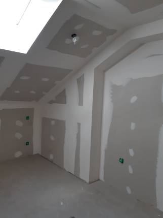 Doublage après travaux d'isolation du plafond des combles d'un appartement - Bourg-en-Bresse 01000
