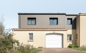 Surélévation de maison en ossature bois à Vertou