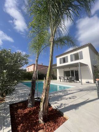 Aménagement de terrasse en dalles