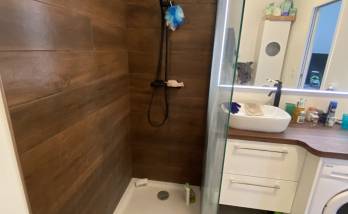 Salle de bain rénovée à Gentilly