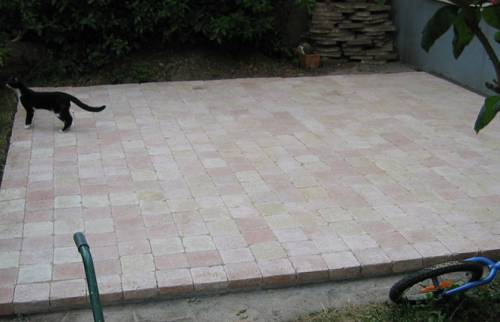 Terrasse pavé, Entreprise de maçonnerie 77