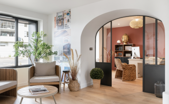 Mise en place d'une verrière dans une entreprise