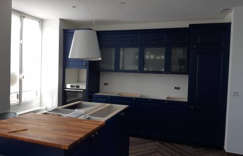 Pose de cuisine en cours