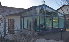 Réalisation d'une Véranda pour création d'un atelier de peinture - Ouest Lyonnais