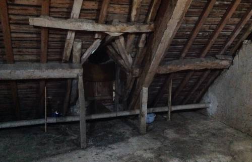 La charpente et combles avant travaux
