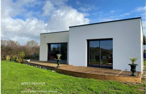 EXTENSION MAISON SARZEAU 56370 PAR LA MAISON DES TRAVAUX VANNES SARZEAU PENESTIN
