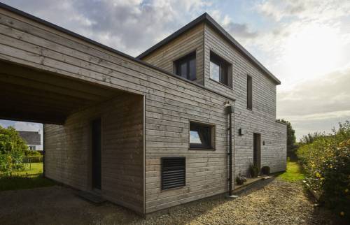 Maison bardage en bois