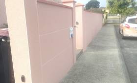 Résultat final de la clôture vue extérieure 