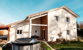 Marcy l'étoile : Ravalement de façade d'une villa située dans l'ouest de Lyon