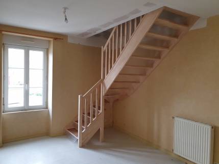 Escalier sur mesure fini