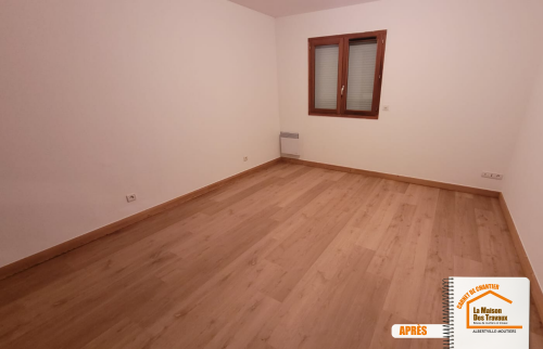  peinture rénovation appartement Albertville, sol PVC rénovation Savoie, rénovation portes intérieures Moûtiers, La Maison des Travaux Moûtiers, projet travaux clé en main