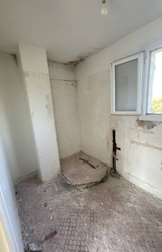 Travaux salle de bain en cours