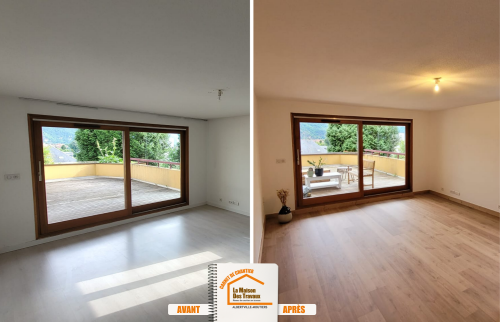 La Maison des Travaux Albertville, La Maison des Travaux Moûtiers, rénovation complète appartement, solutions rénovation sur mesure, modernisation logement Savoie