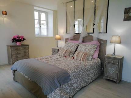 rénovation de chambre avec verriere