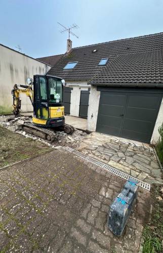 Travaux de démolition