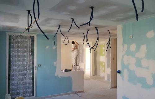 Rénovation Cuisine Lyon 3 - Travaux en cours