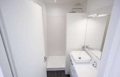 Salle de douche terminée